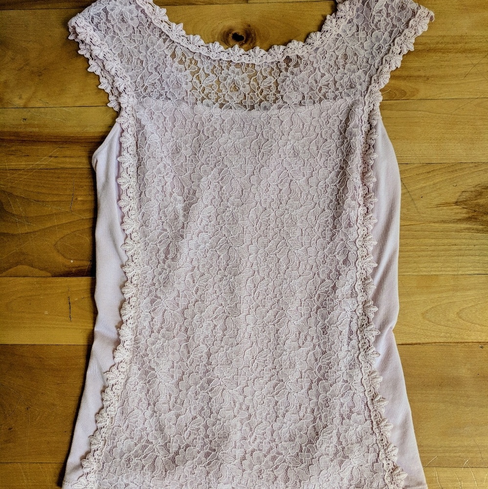 Express blush pink top